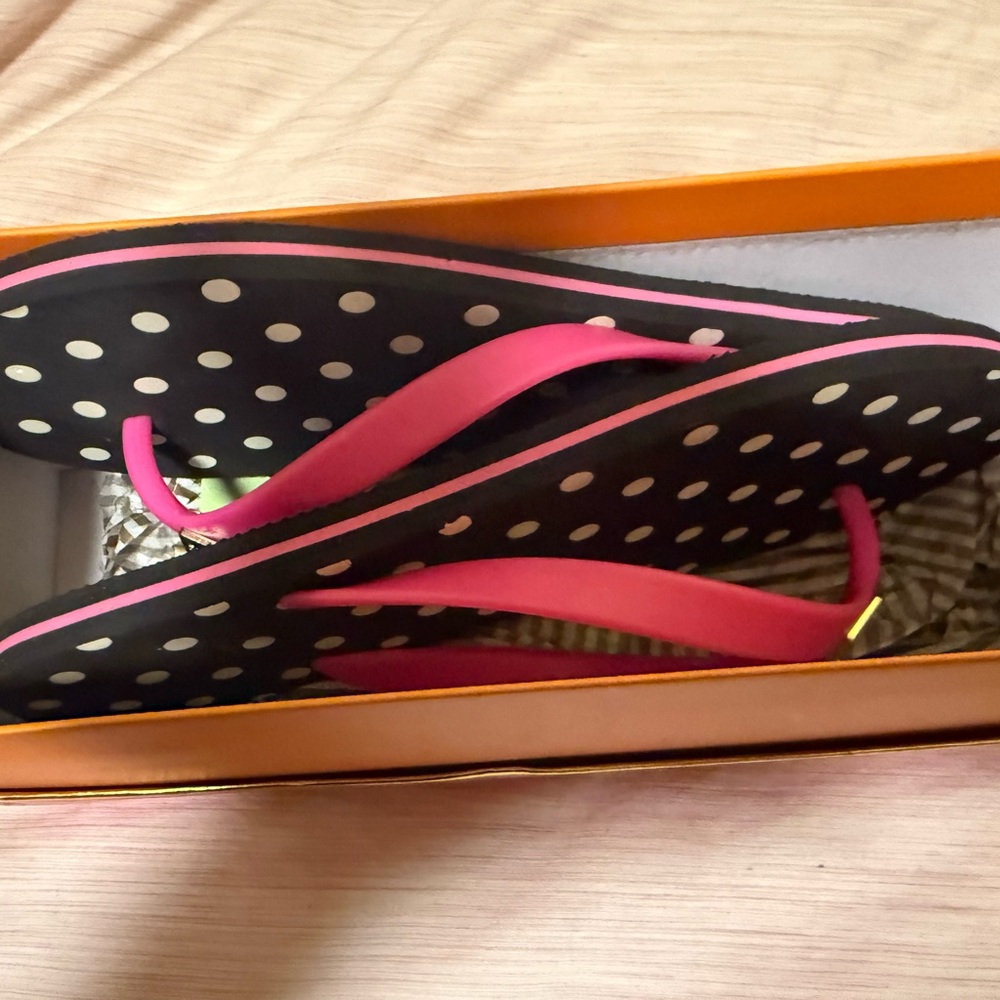 Kate Spade Pink Polka Dot Sandals